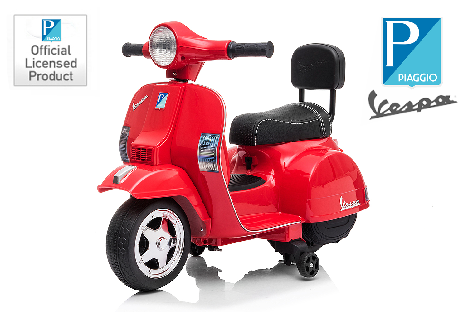 Menila GmbH - Lizenz Vespa PX 150 Roller Scooter 1x 18W 6V Kinder