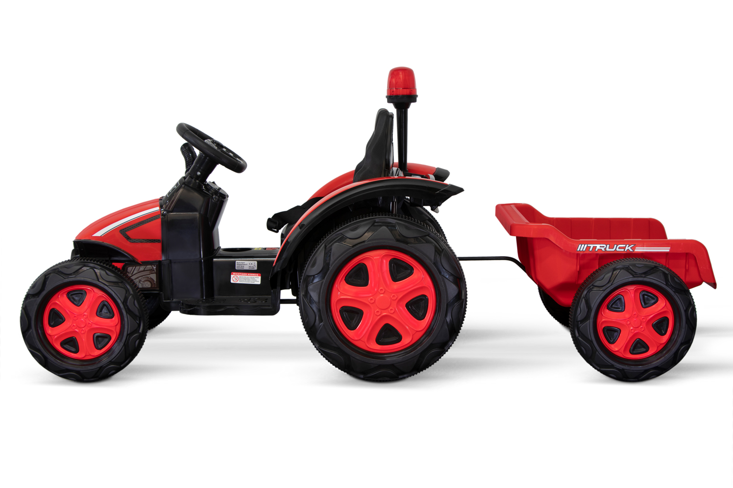 Kindermotorräder Galler - Kinder Elektro Traktor mit Warnleuchte 2x35W 12V/7Ah  inkl. Anhänger