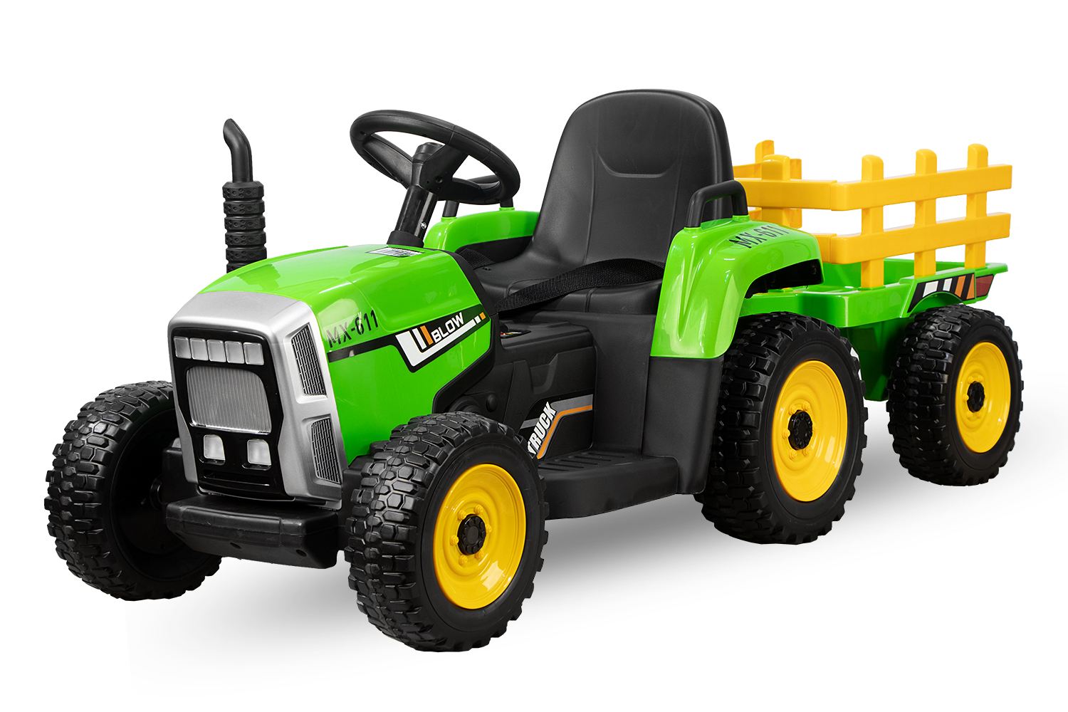 Kindermotorräder Galler - Kinder Elektro Traktor 2X25W 12V 4.5Ah 2.4G RC  inkl. Anhänger