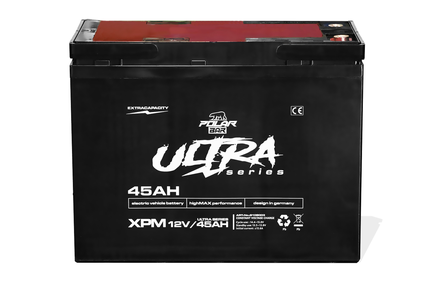 Menila GmbH - Polar Bär Ultra Serie Batterie XPM 12V/45Ah für  Beach/Ole/Truck