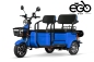 Preview: EEC Elektromobil E-GO! City AX3 2.1kW 72V 20Ah Dreirad mit 25km/h Zulassung Seniorenmobil für 2 Personen