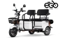 Preview: EEC Elektromobil E-GO! City AX3 2.1kW 72V 20Ah Dreirad mit 25km/h Zulassung Seniorenmobil für 2 Personen