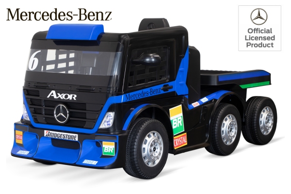 Lizenz Mercedes Truck AXOR Kinder Elektro Auto 2x 35W 12V 7Ah