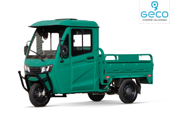 EEC Elektroauto Geco Lite Truck gXP 3,9kW inkl. 4,3 kW/h|72V 60Ah Batterien Pickup Pritsche