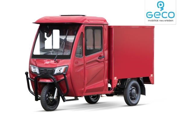 EEC Elektroauto Geco Heavy Lite Truck gXC 3,9kW inkl. 4,3 kW/h|72V 60Ah Batterien Kofferaufbau
